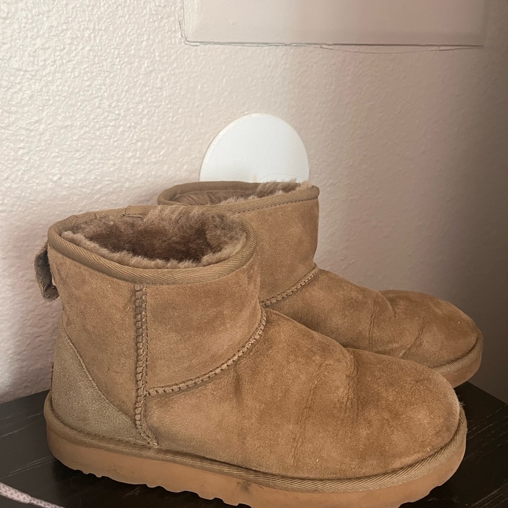 UGG Chestnut Shearling Ankle Boots